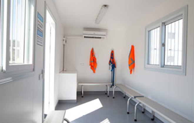 20ft Change Room Image
