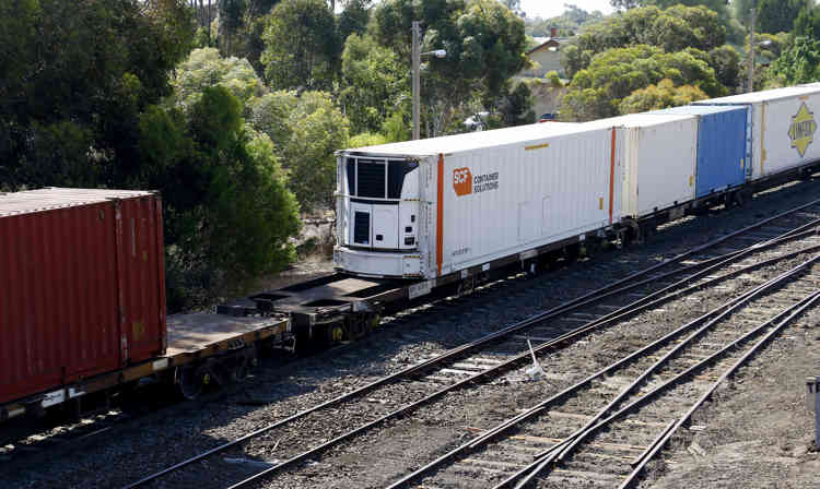 SCF 46Ft Reefer Rail Front