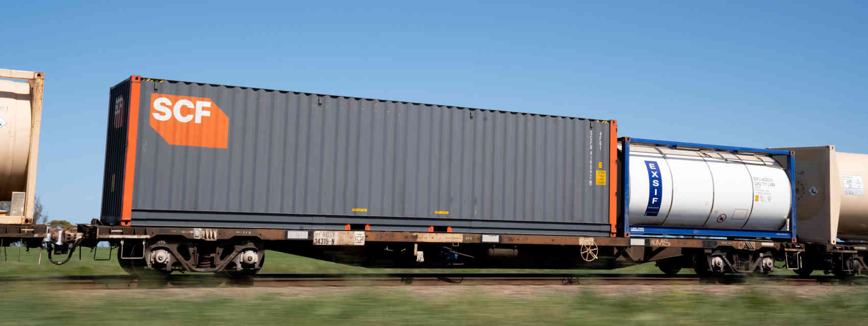 SCF 40Ft Pallet Wide Train