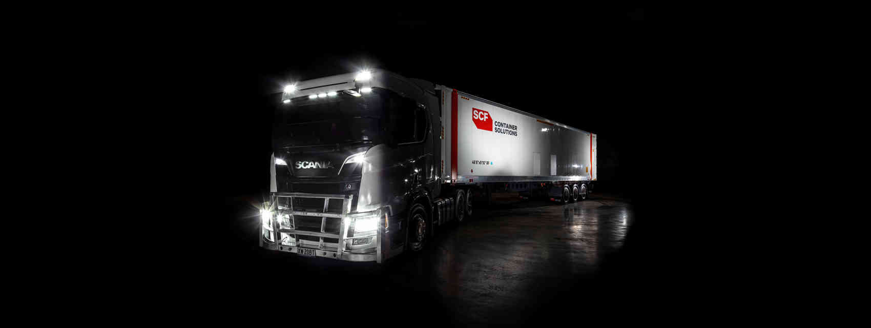 SCF Reefer Trailer Full Width Truck