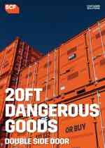 20ft Dangerous Goods Double Side Door