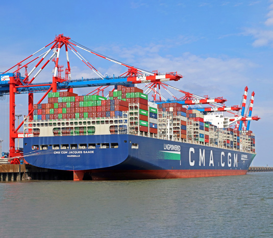 CMA CGM Jacques Saadé. Source: Frank Behrands.