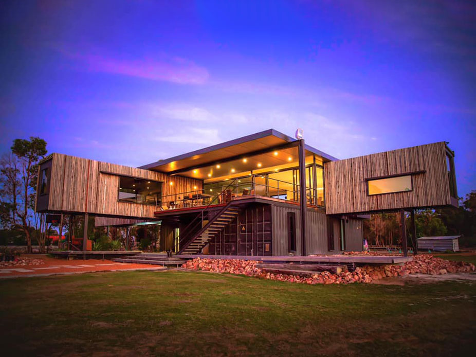 Container home in Kaloorup, south west WA. Source: Prefab Container Homes