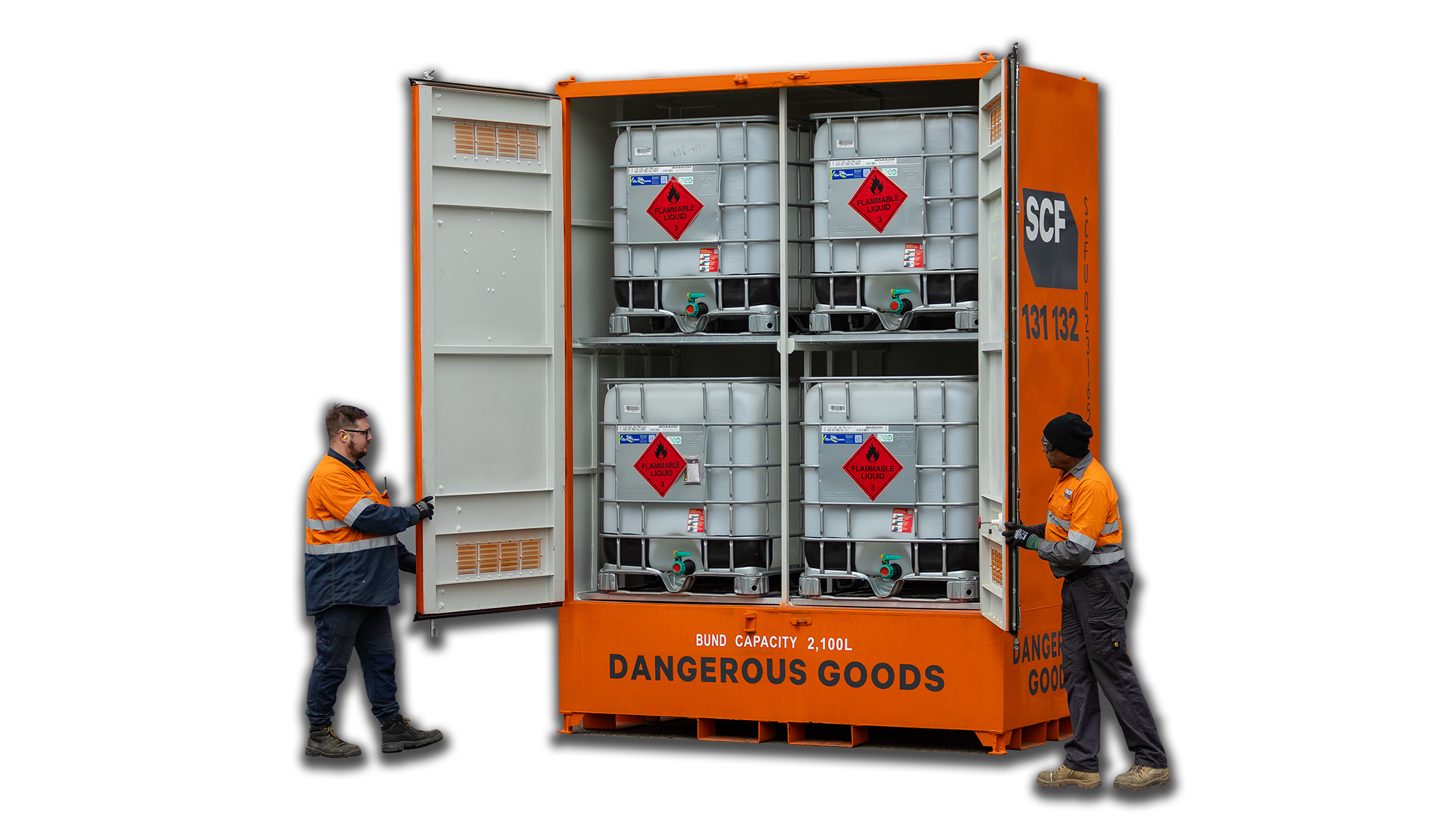 Product Banner Image - Chemical Storage Cabinet  4 IBC