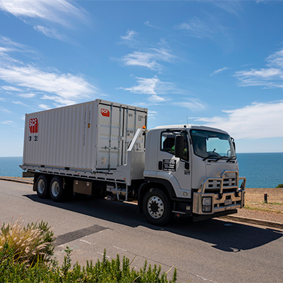 20ft shipping container on tilt tray