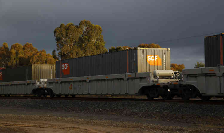 SCF 48Ft Pallet Wide Train Wagon