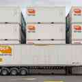 An SCF 46ft Refrigerated Container on an SCF Skel