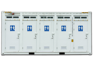 SCF Container Solutions - 20ft Individual Toilet Block