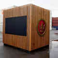 Crown Lager Container Bar in the depot before departure
