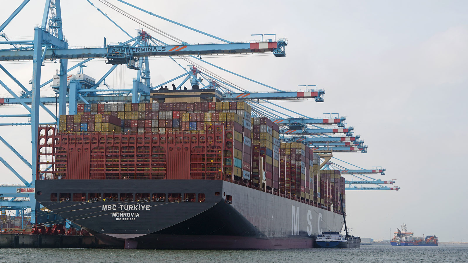 MSC Turkiye docked at port