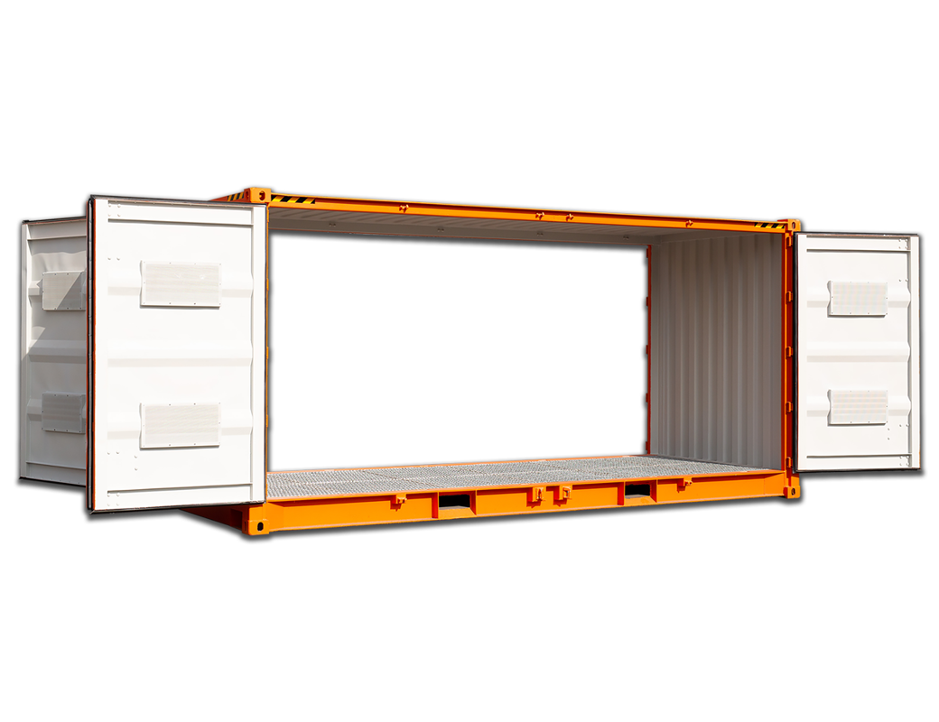 20ft Dangerous Goods Double Side Door 